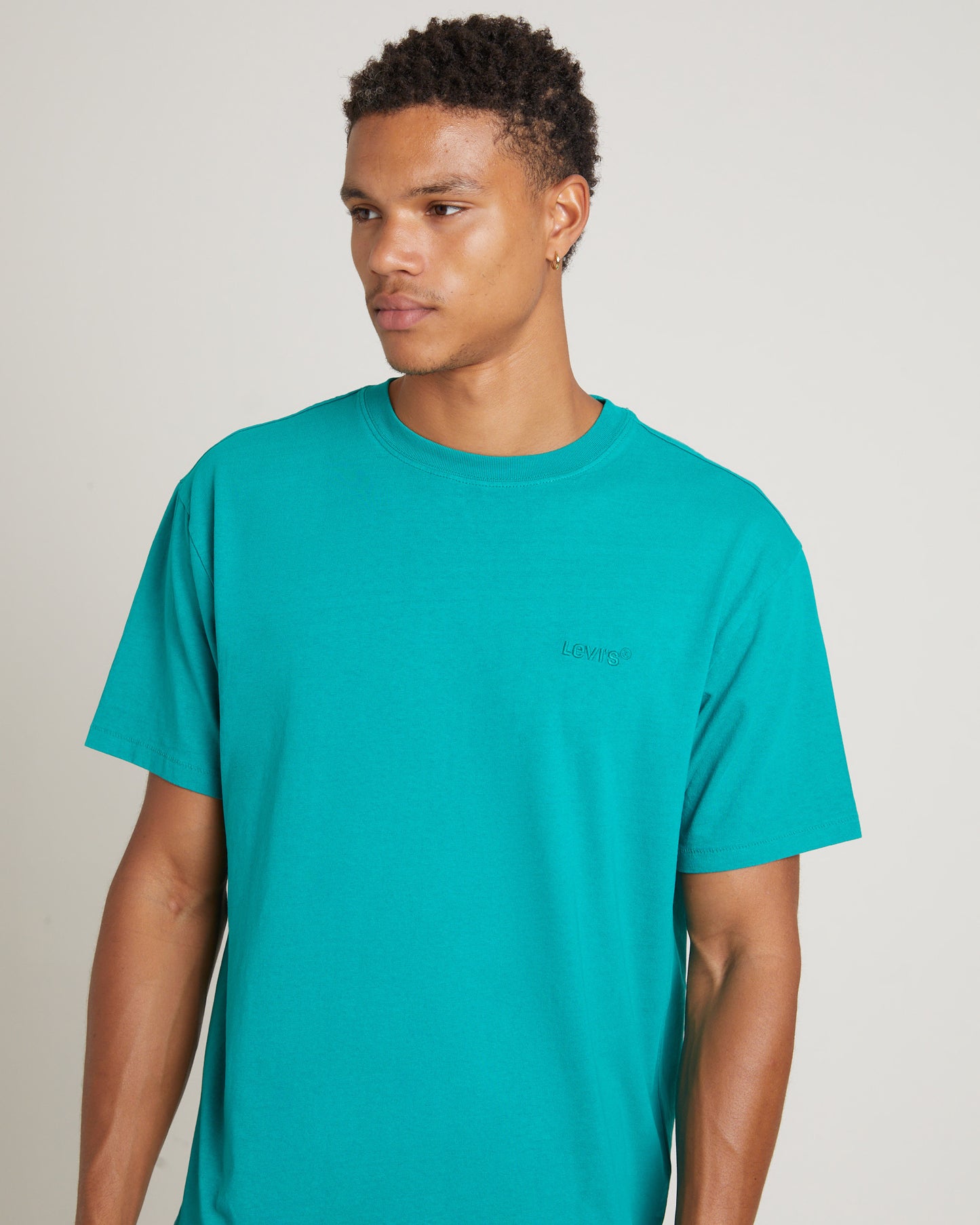 Red Tab Vintage Short Sleeve T-Shirt in Sporting Green