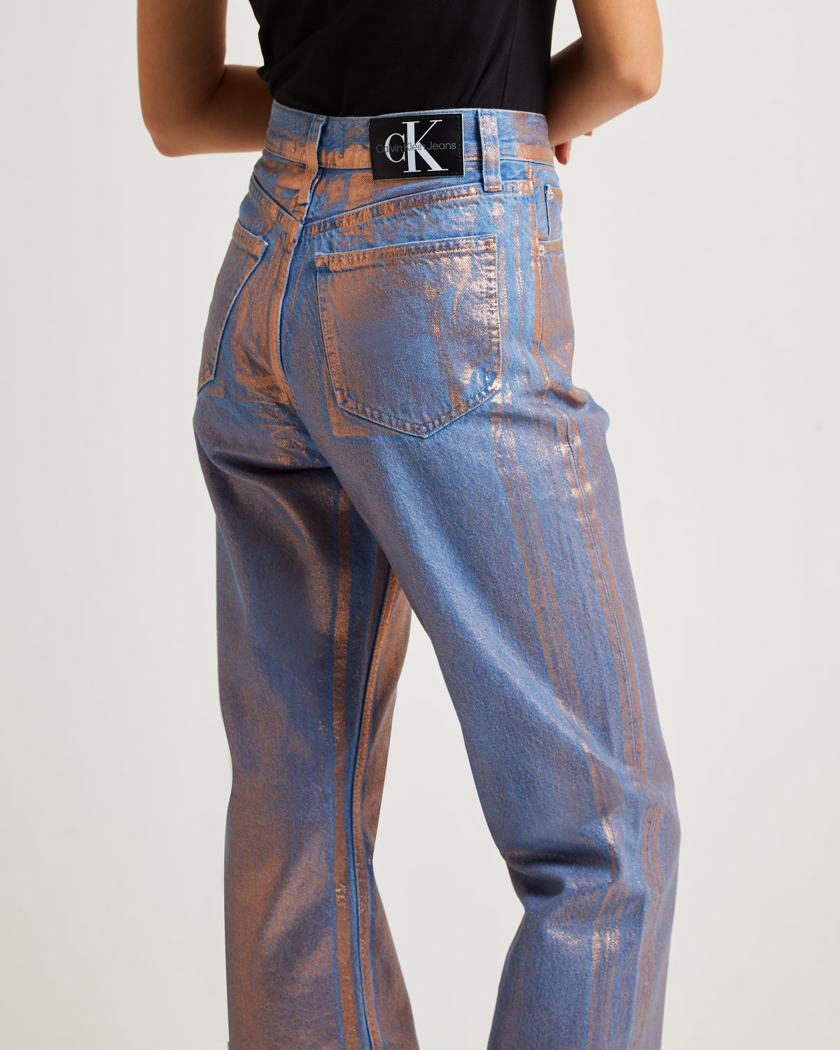 High Rise Straight Jeans Denim Medium DENIM MEDIUM