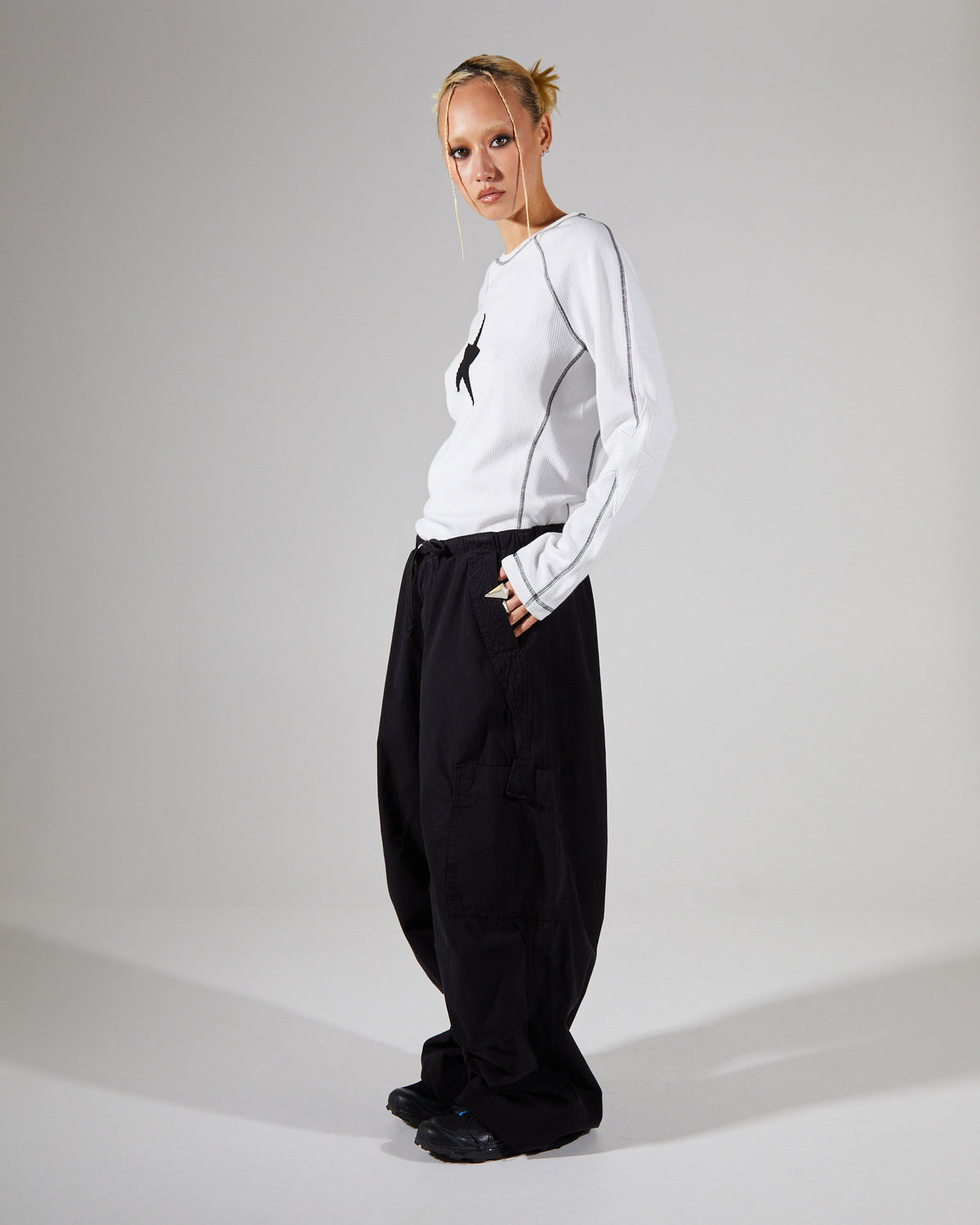 Starstruck Long Sleeve T-Shirt Off White OFF WHITE