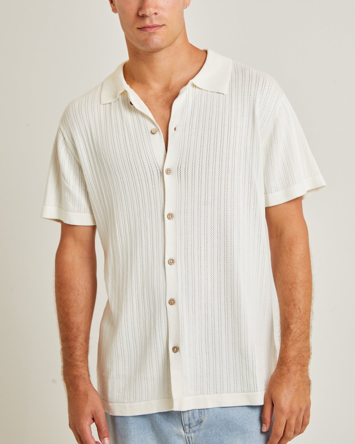 Intro Polo Short Sleeve Shirt White
