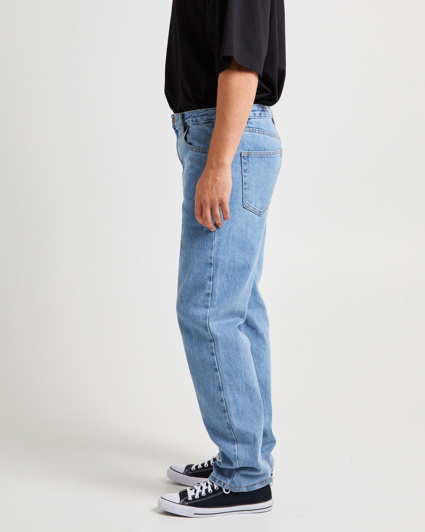Fracture Straight Denim Jeans