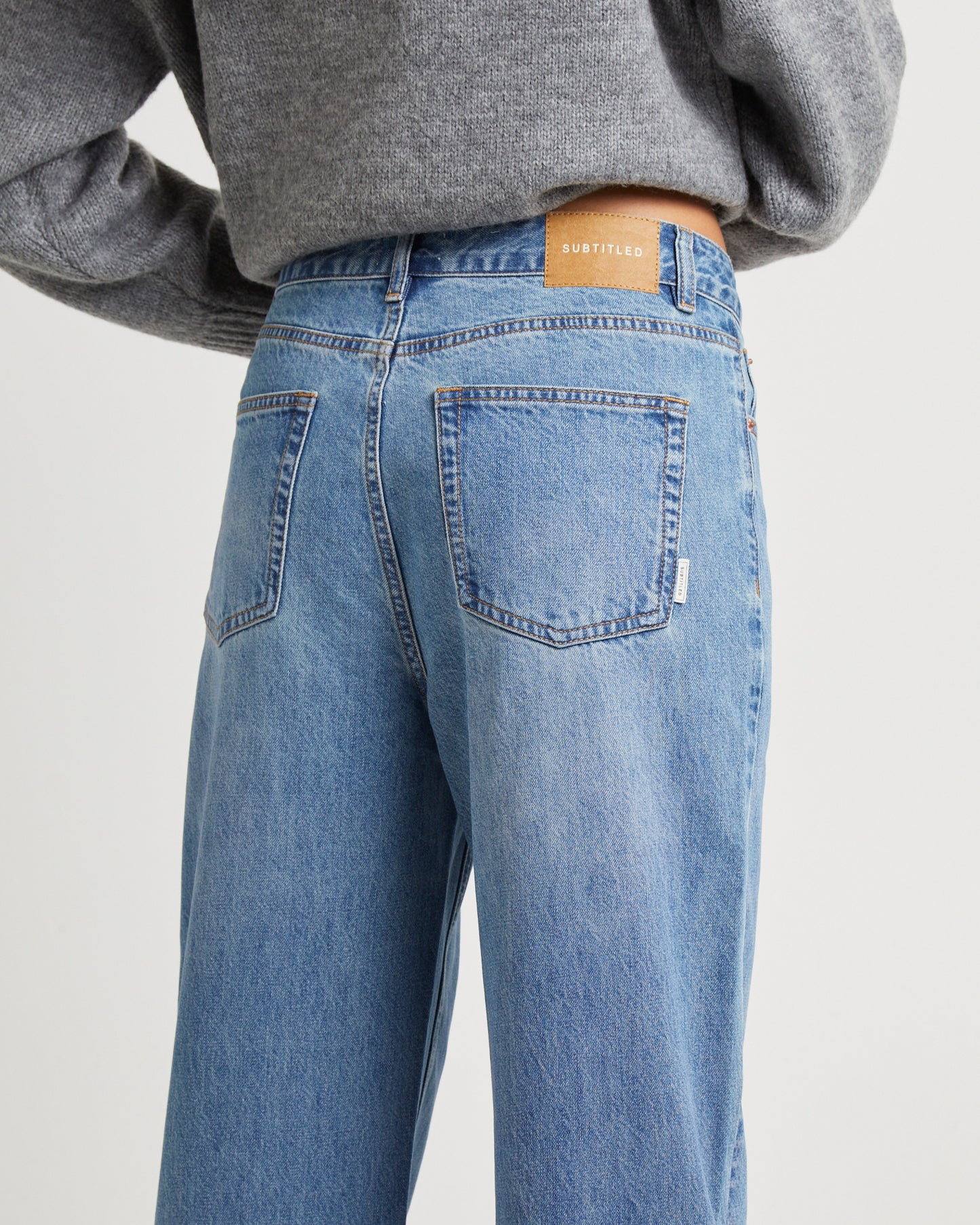 Alexa Mid Rise Relaxed Denim Jeans