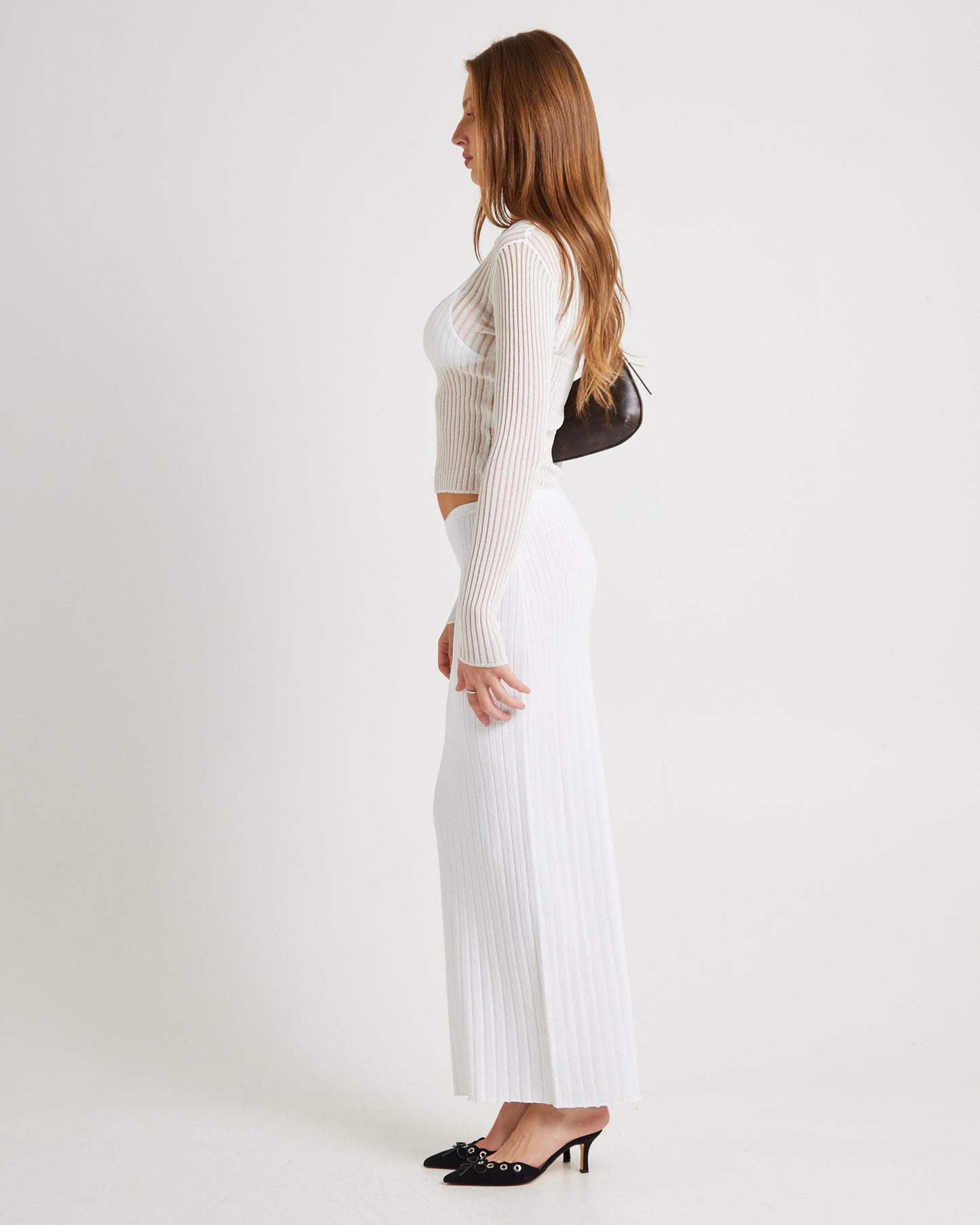 Eden Sheer Stripe Knit Top