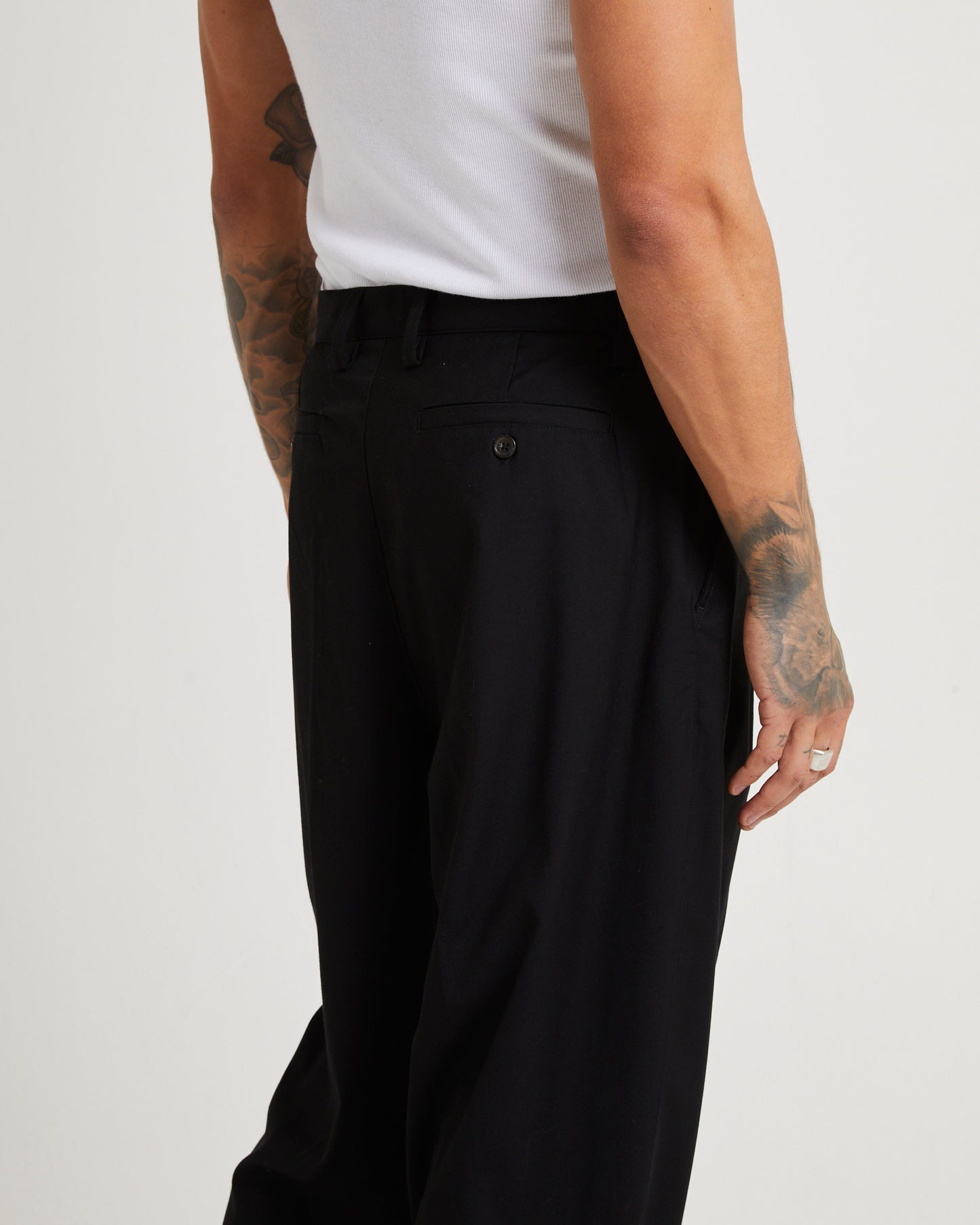 Blade Pleated Trouser