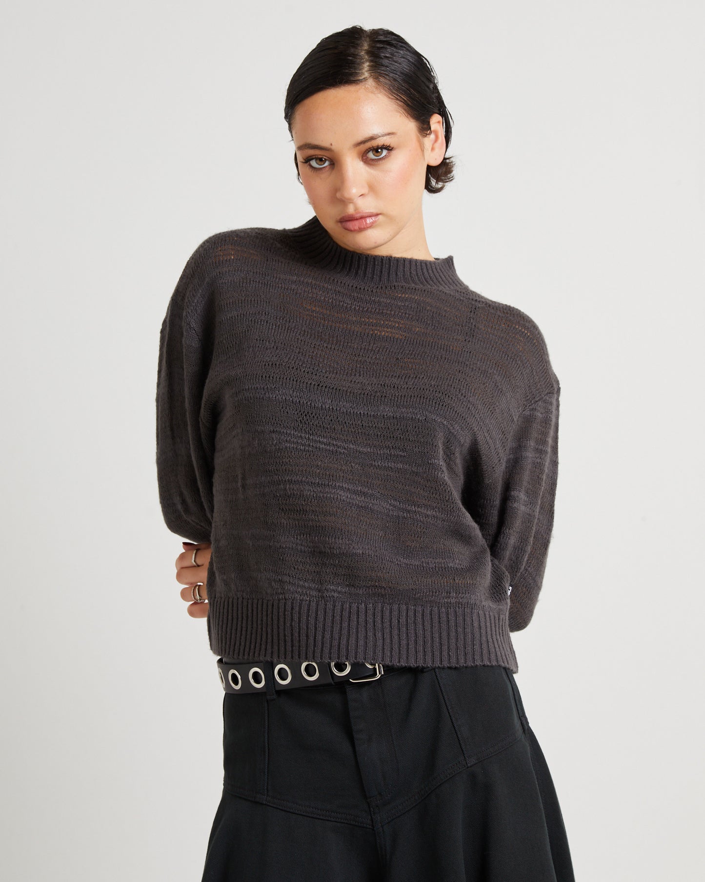 Slub Ladder Knit Jumper