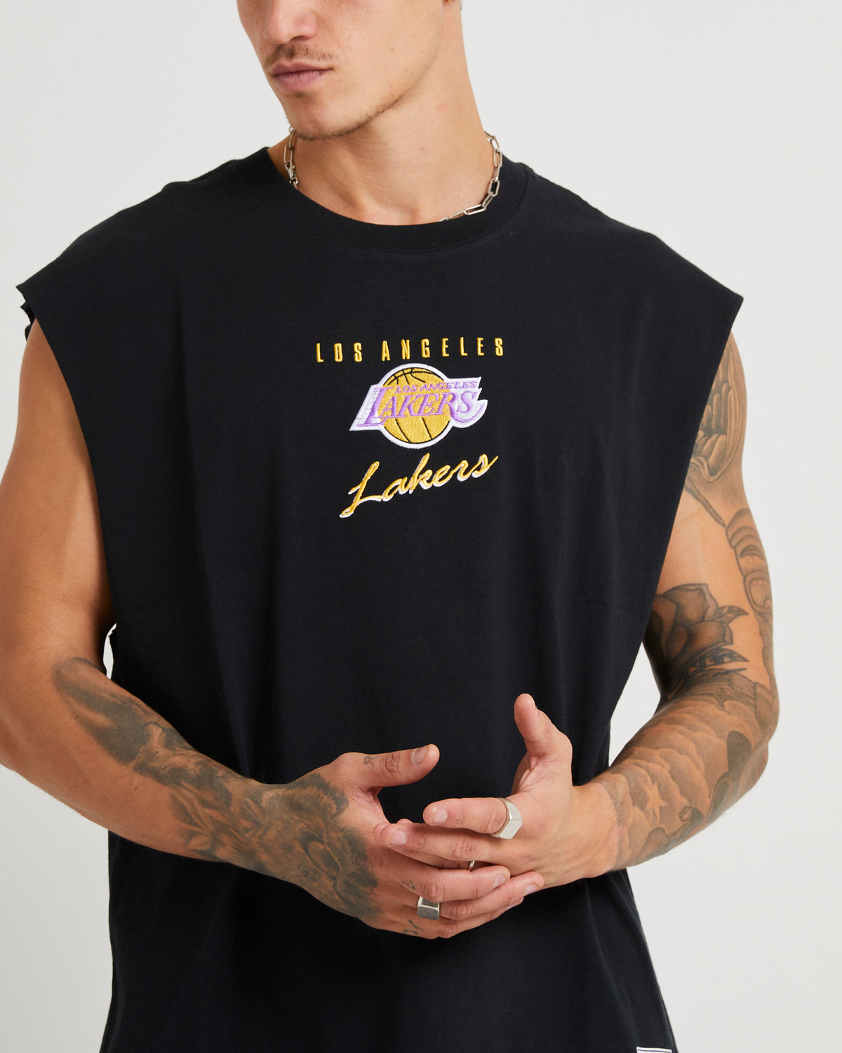 Tri Logo Muscle Lakers BLACK