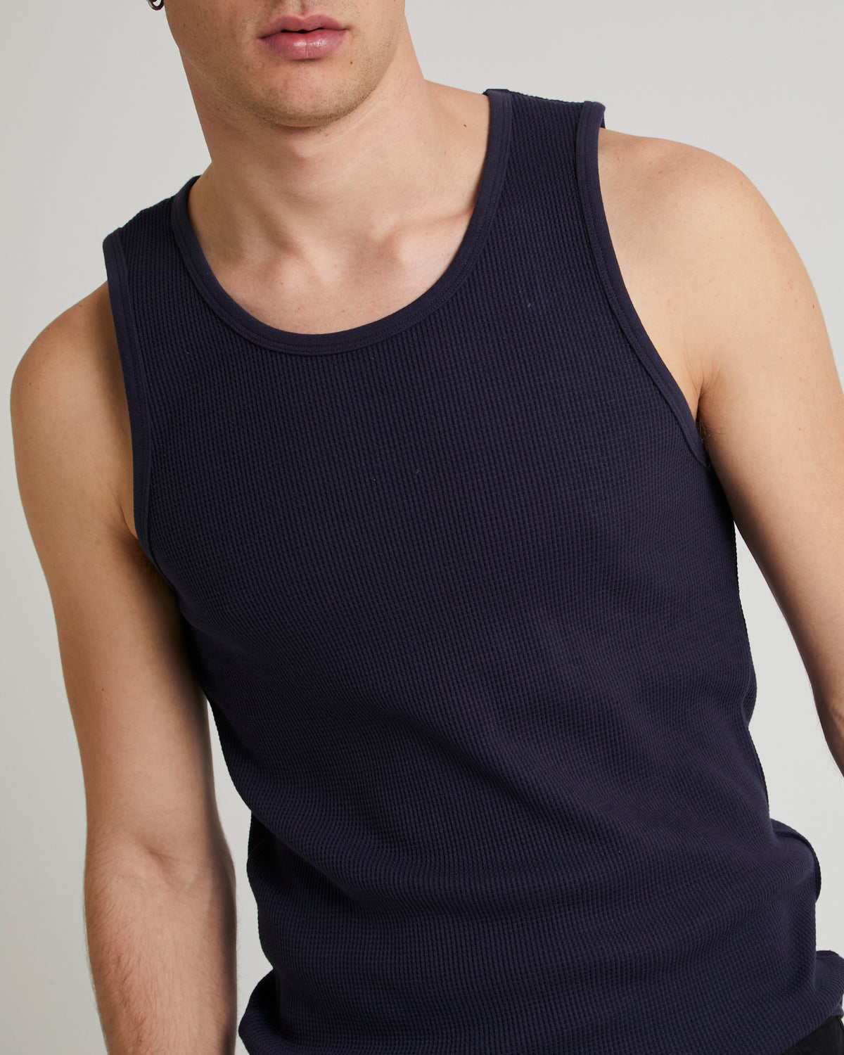 Waffle Singlet NAVY