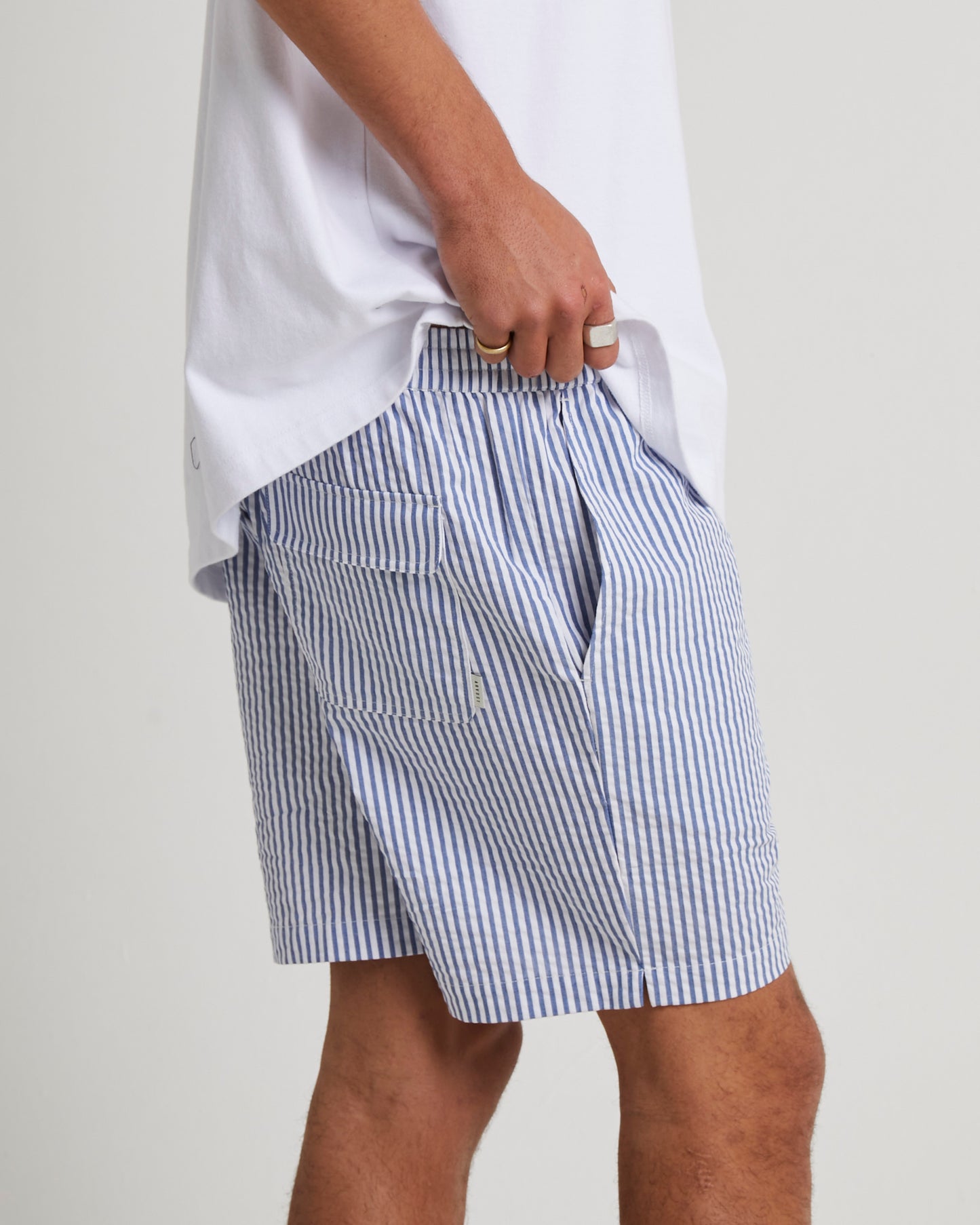 East Stripe Seersucker Short