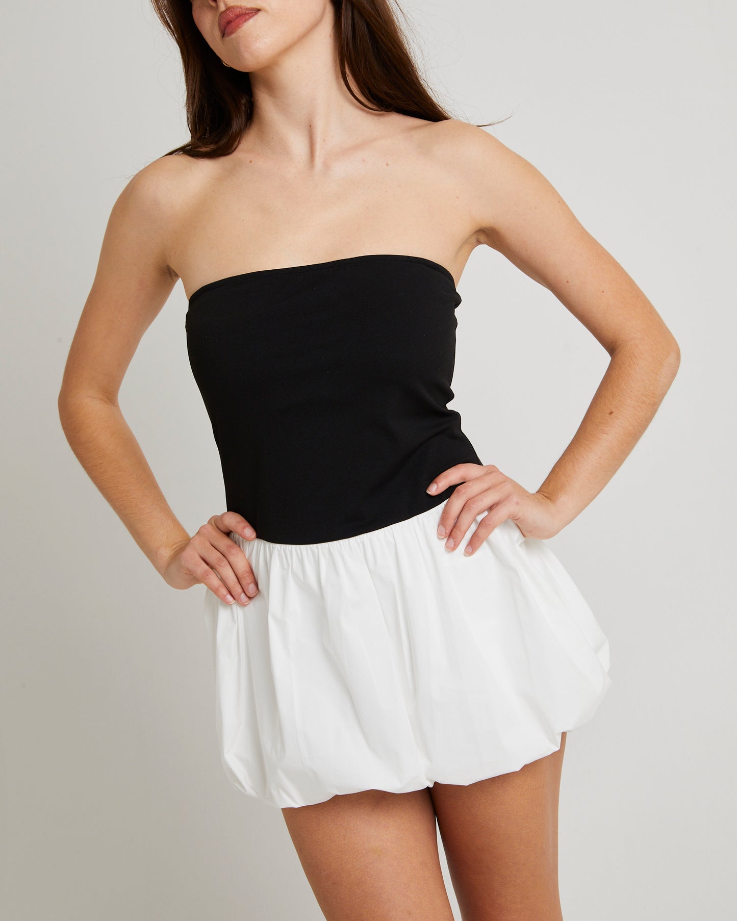 Nori Colour Block Bubble Dress