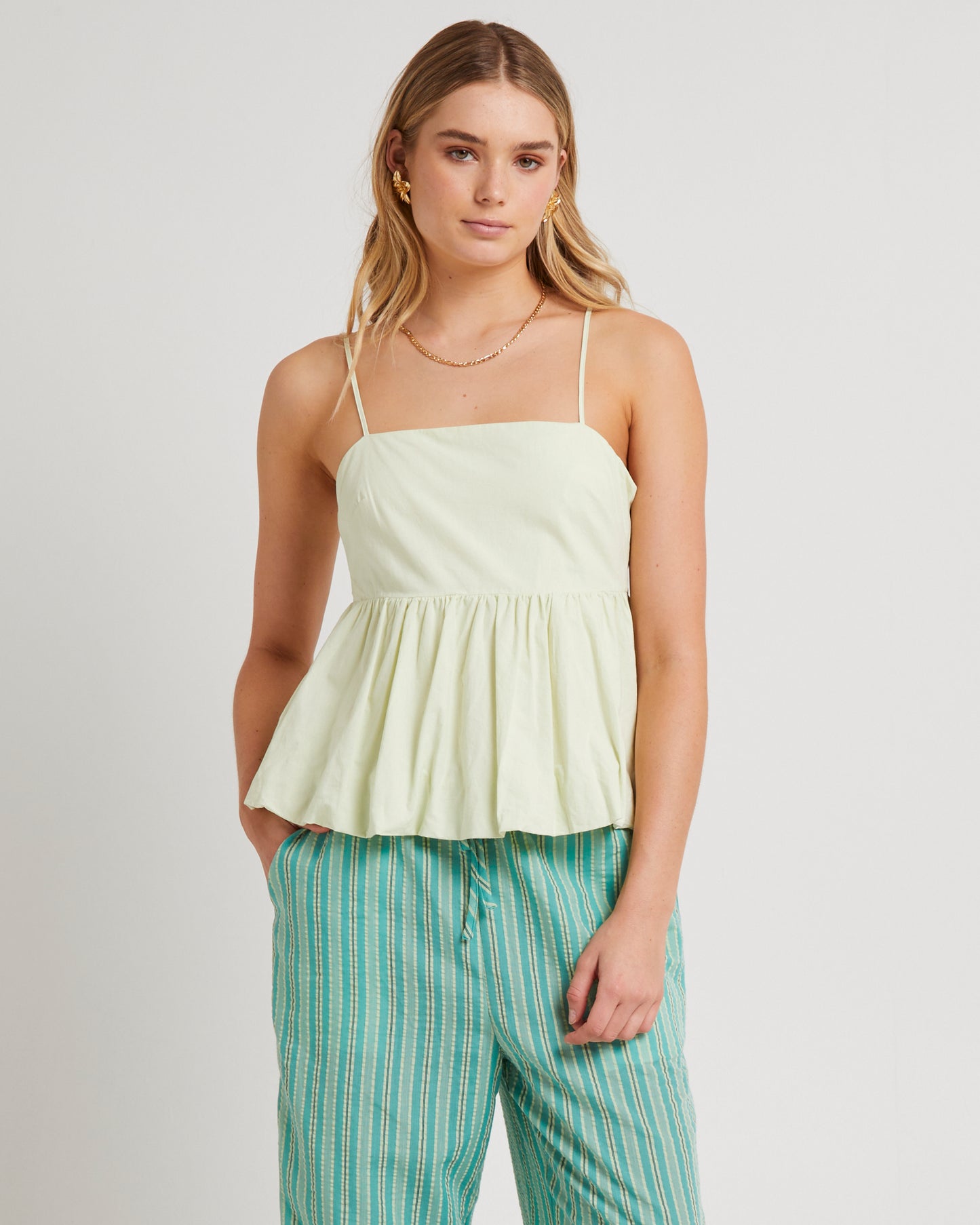 Marina Bubble Hem Top