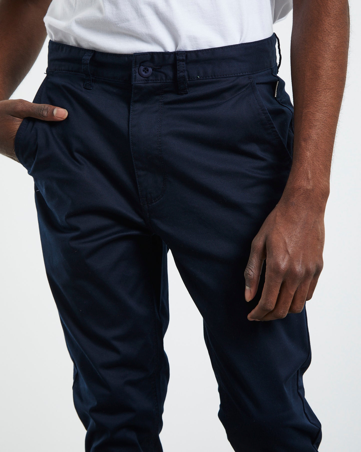 Hoxton Skinny Chino Pants Navy