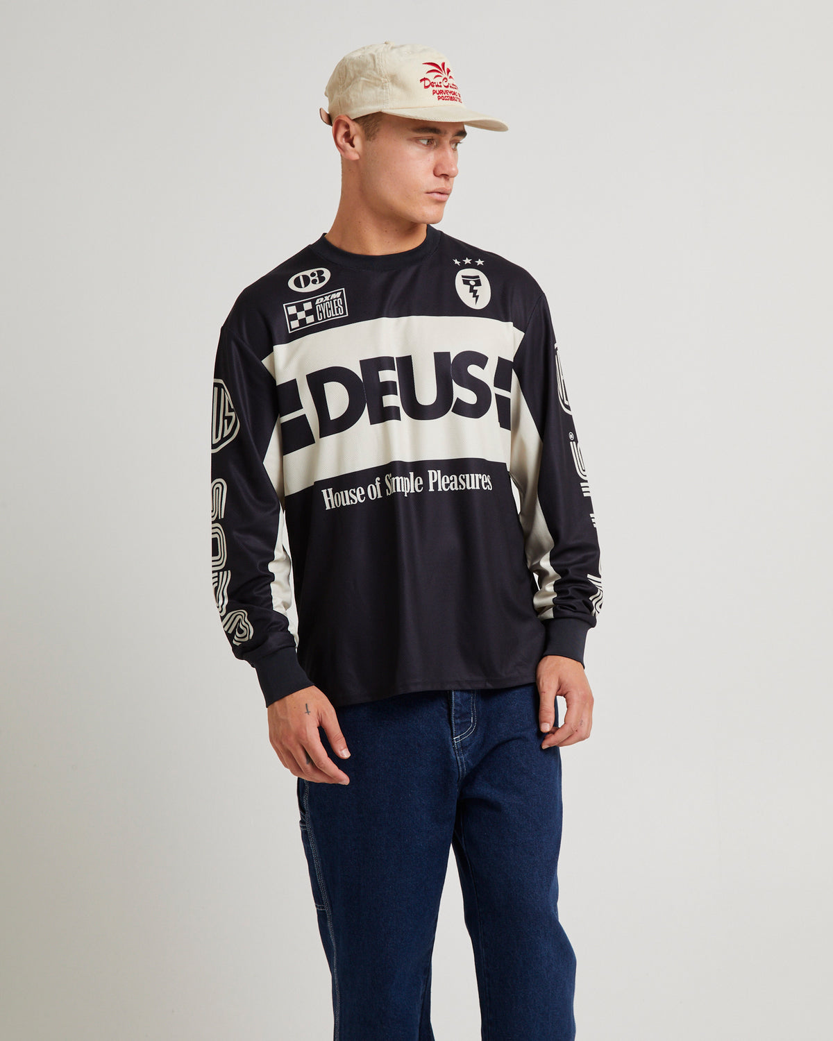 Off Road Moto Jersey Black