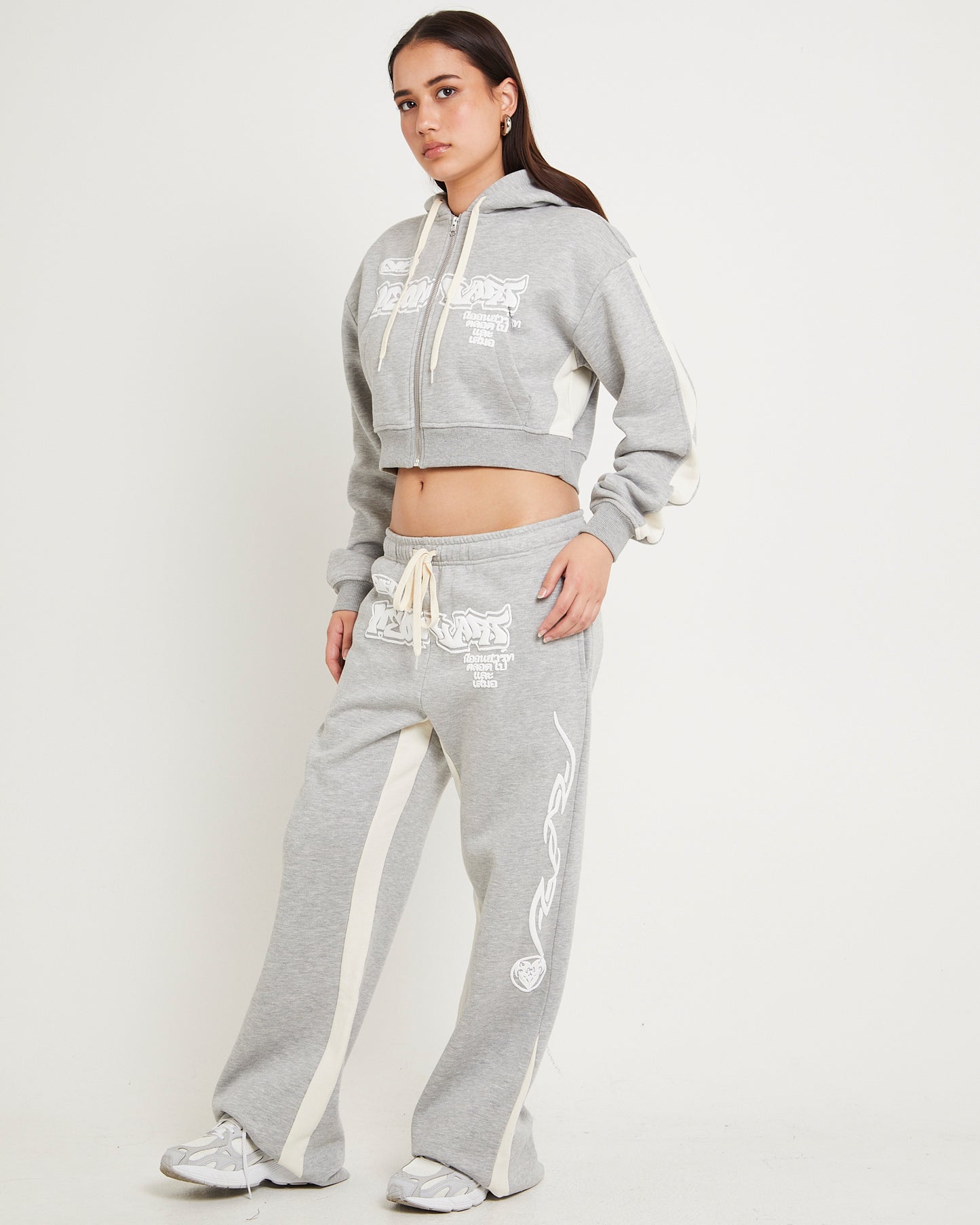 Koi Zip Through Graphic Hoodie