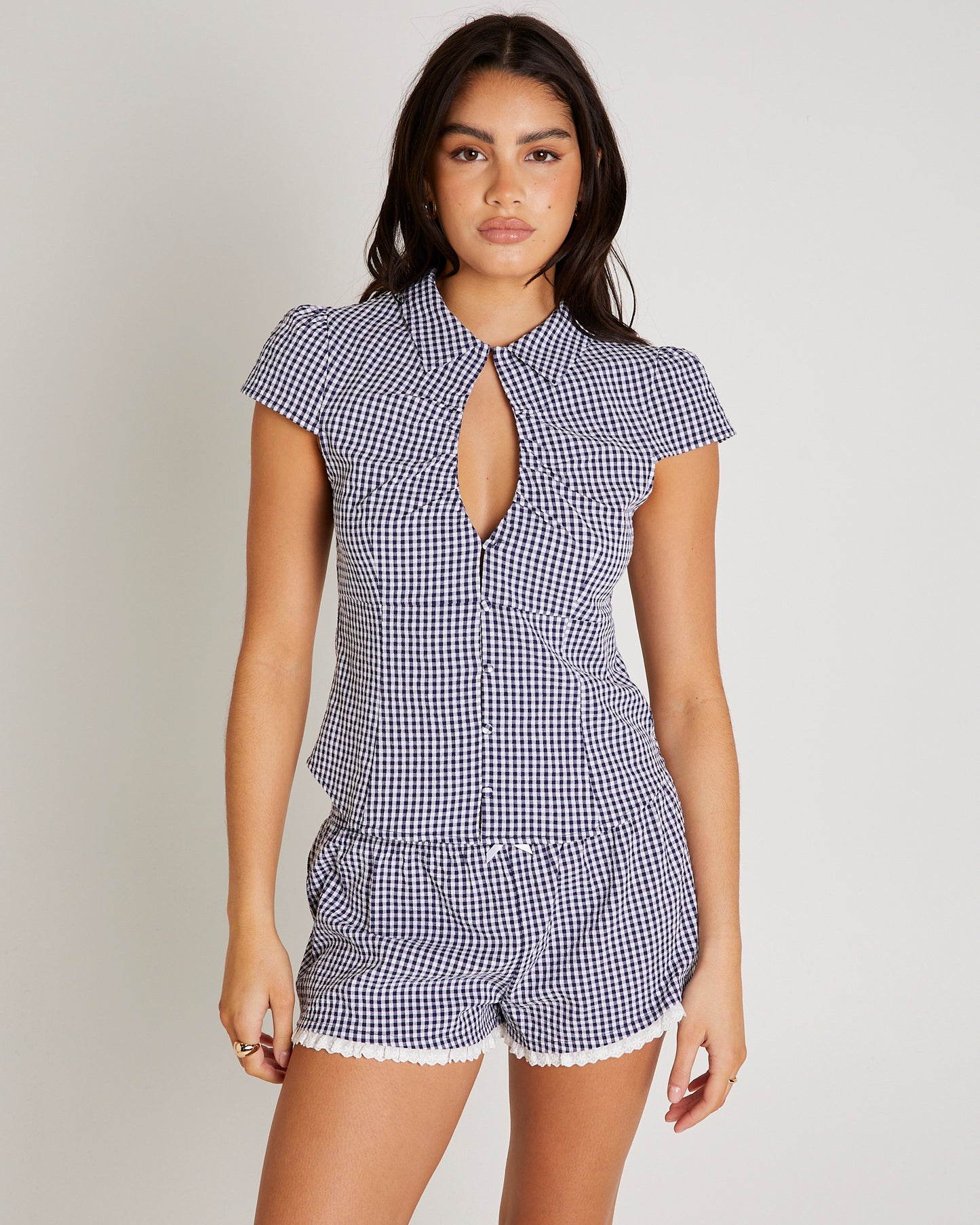 Valeria Keyhole Shirt