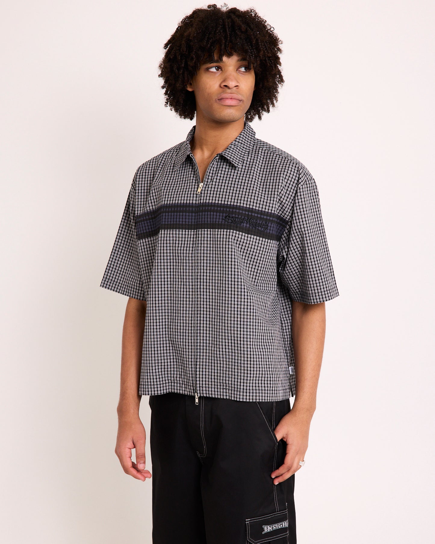 Wilson Print Short Sleeve Zip Shirt