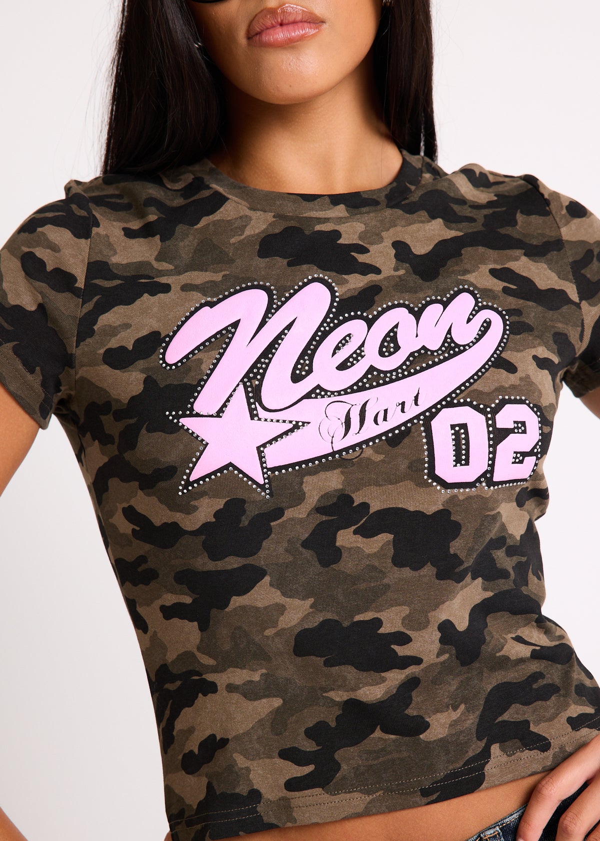 Bronx Camo Baby Tee MULTI