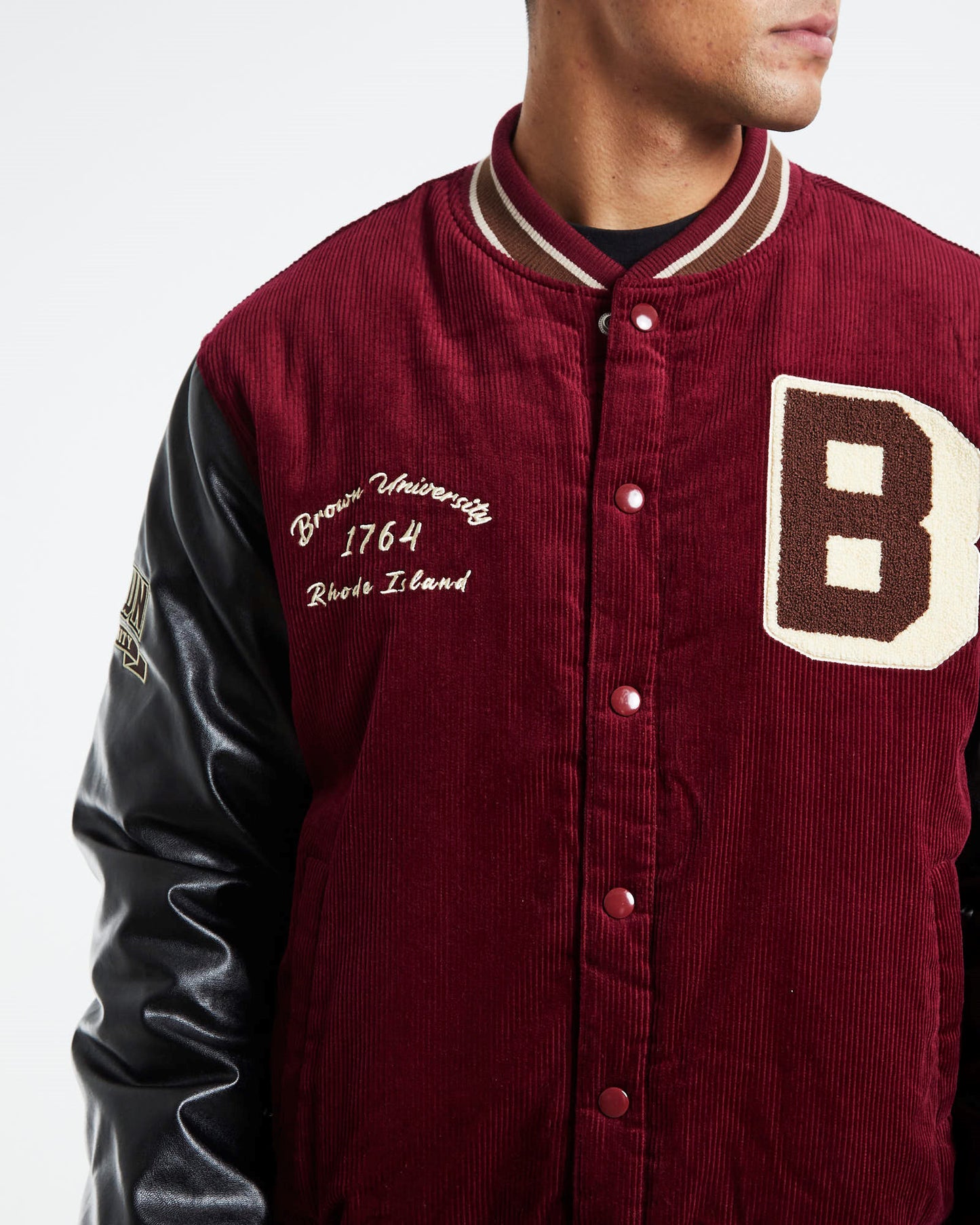 s Cord Letterman Jacket