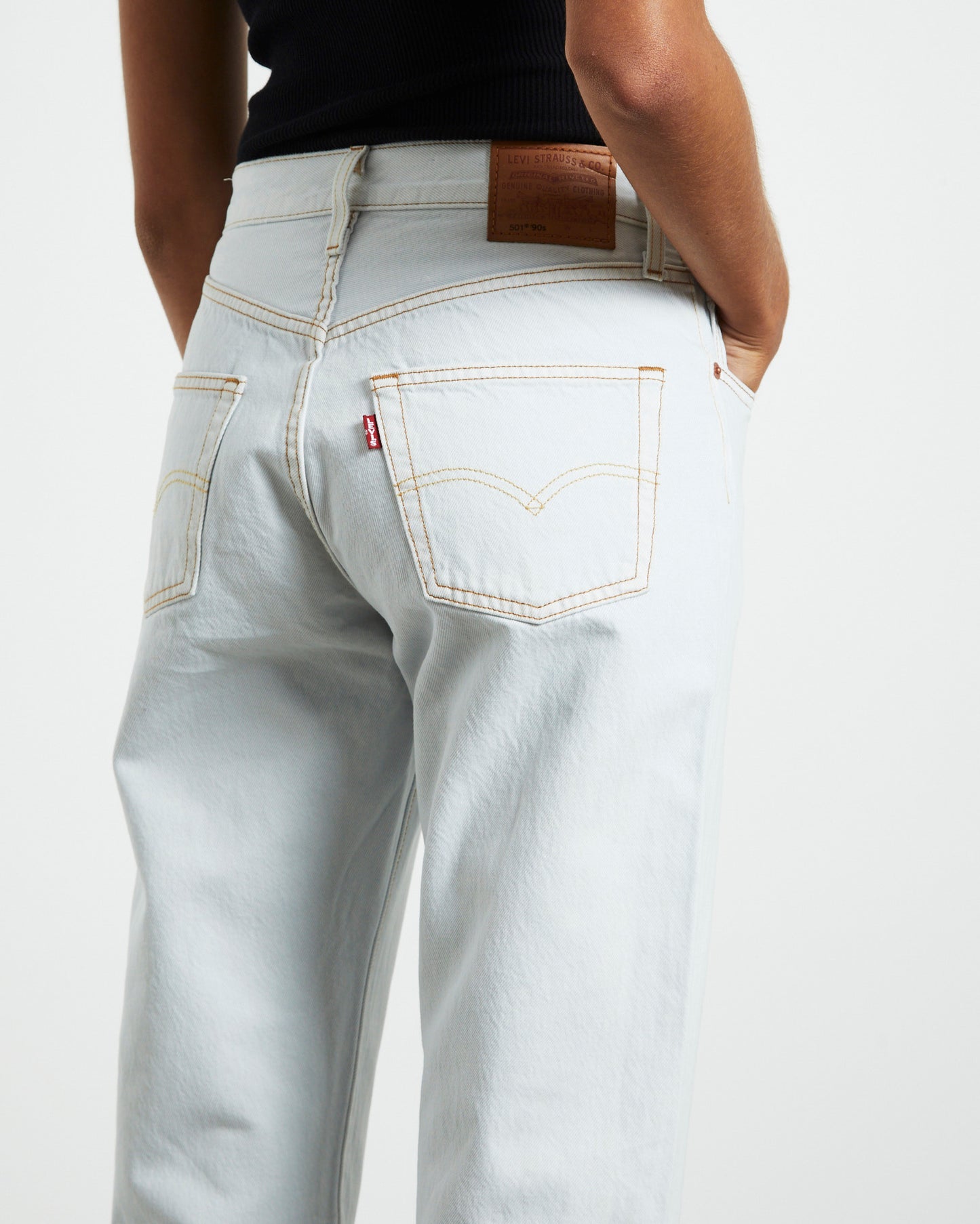 501 90's Left Out Jeans Washed Blue