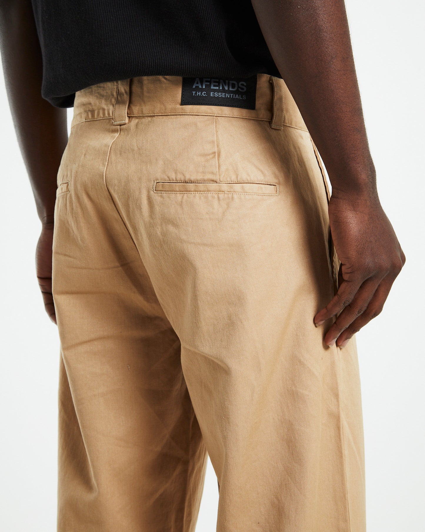 Mixed Business Suit Pants Tan