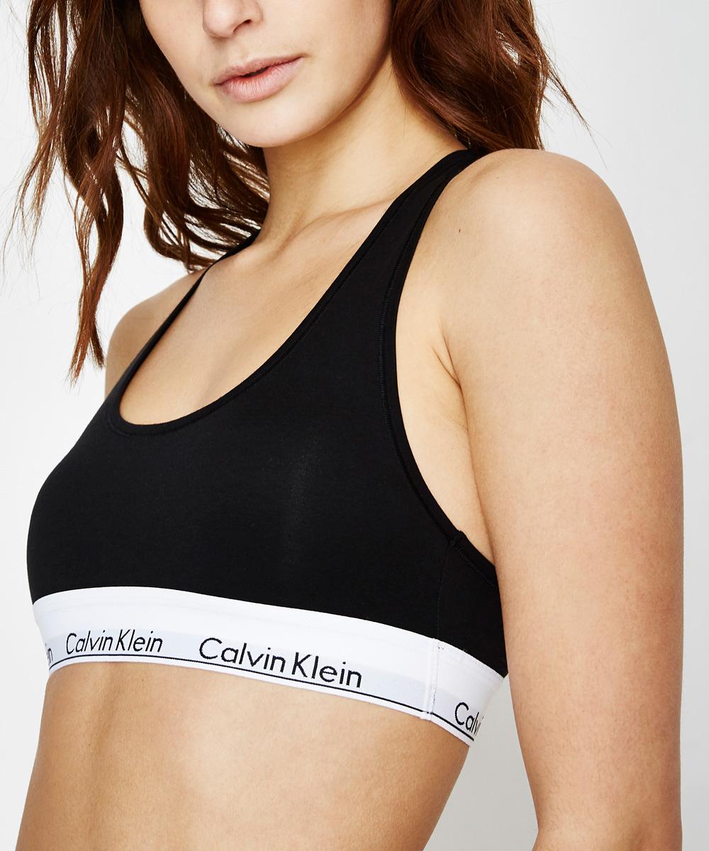 Modern Cotton Bralette BLACK