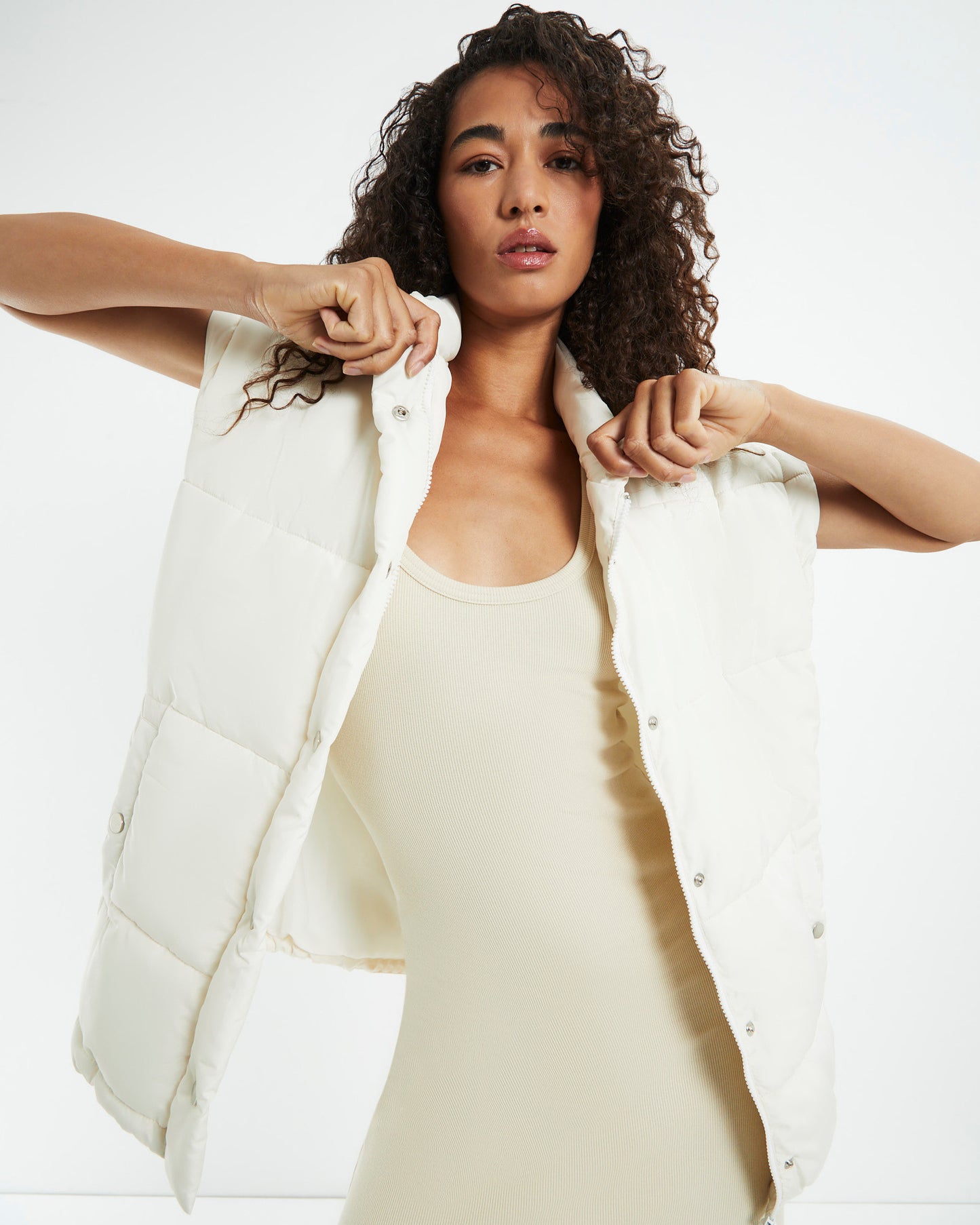 Racer Back Midi Dress Stone