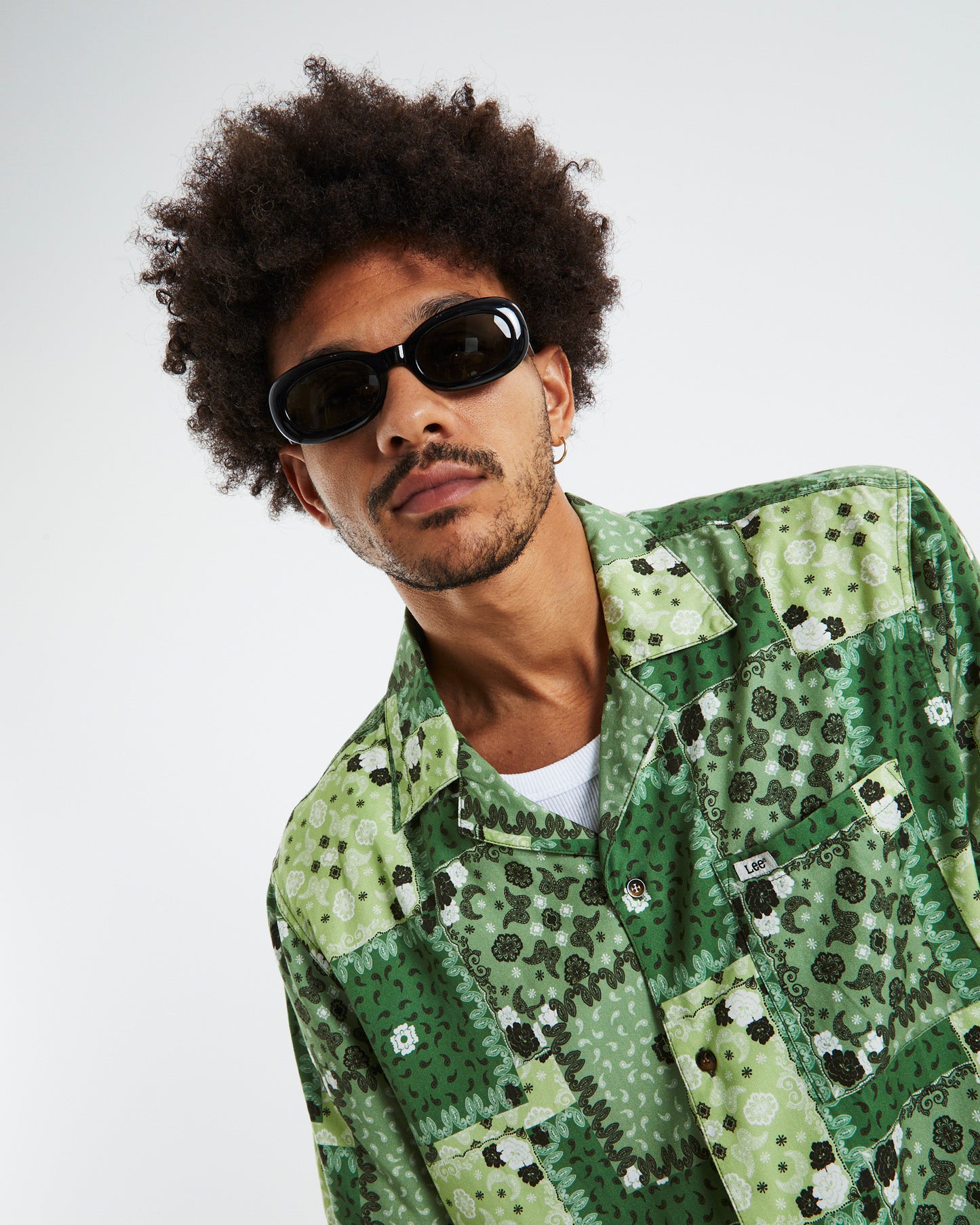 Le Sustain Sunglasses Outta Trash Black/Khaki Mono