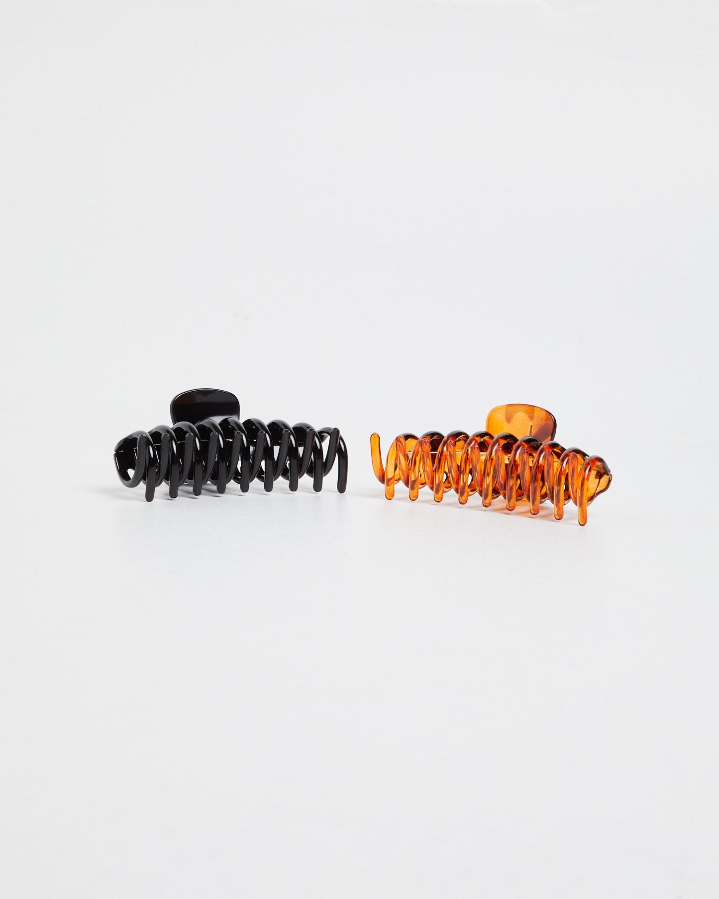 Clueless Claw Hair Clips 2 Pack Black/Tort