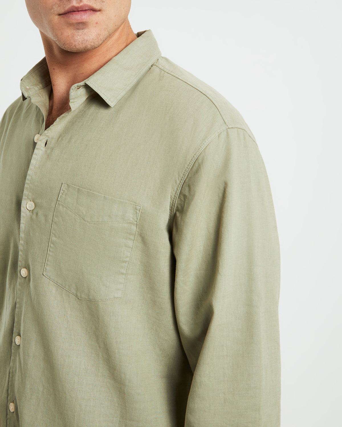 Grover Long Sleeve Len Shirt GREEN