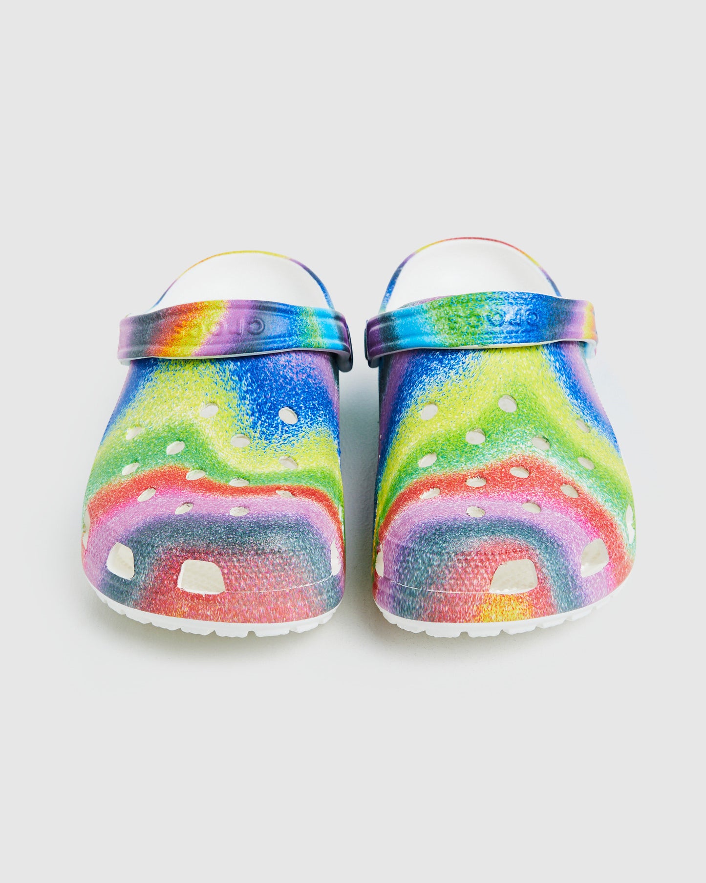 Classic Spray Dye Clogs White/Multi
