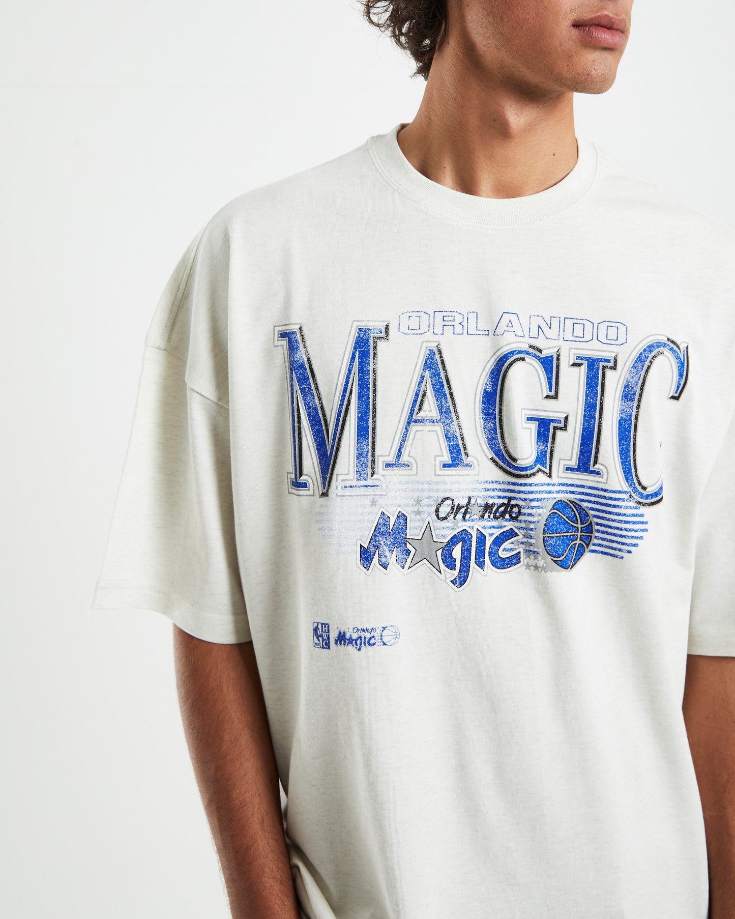 Underscore Oversized T-shirt Orlando Magic White Marle