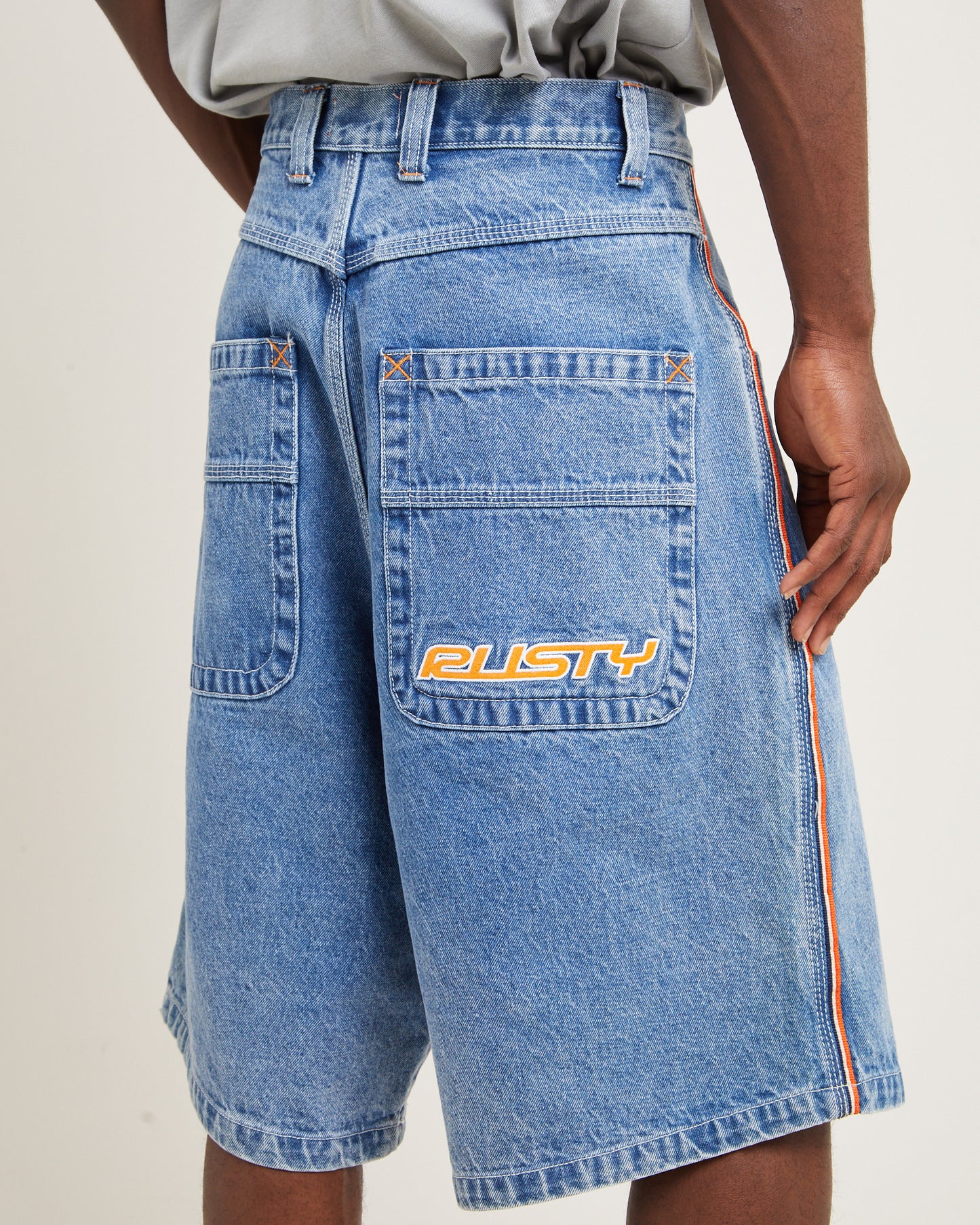 Flip Daddy Draggin Denim Jorts Middy Blue