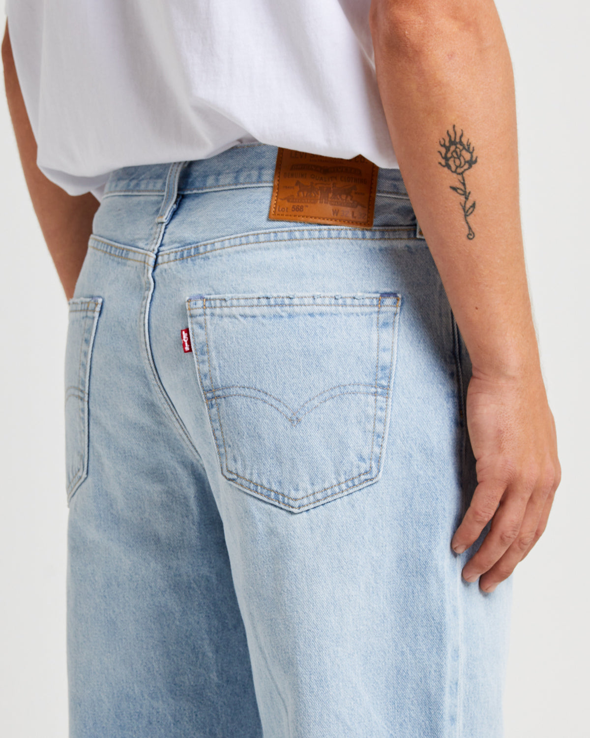 568 Stay Loose Denim Jeans Baby Essentials BABY BLUE ESSENTIALS