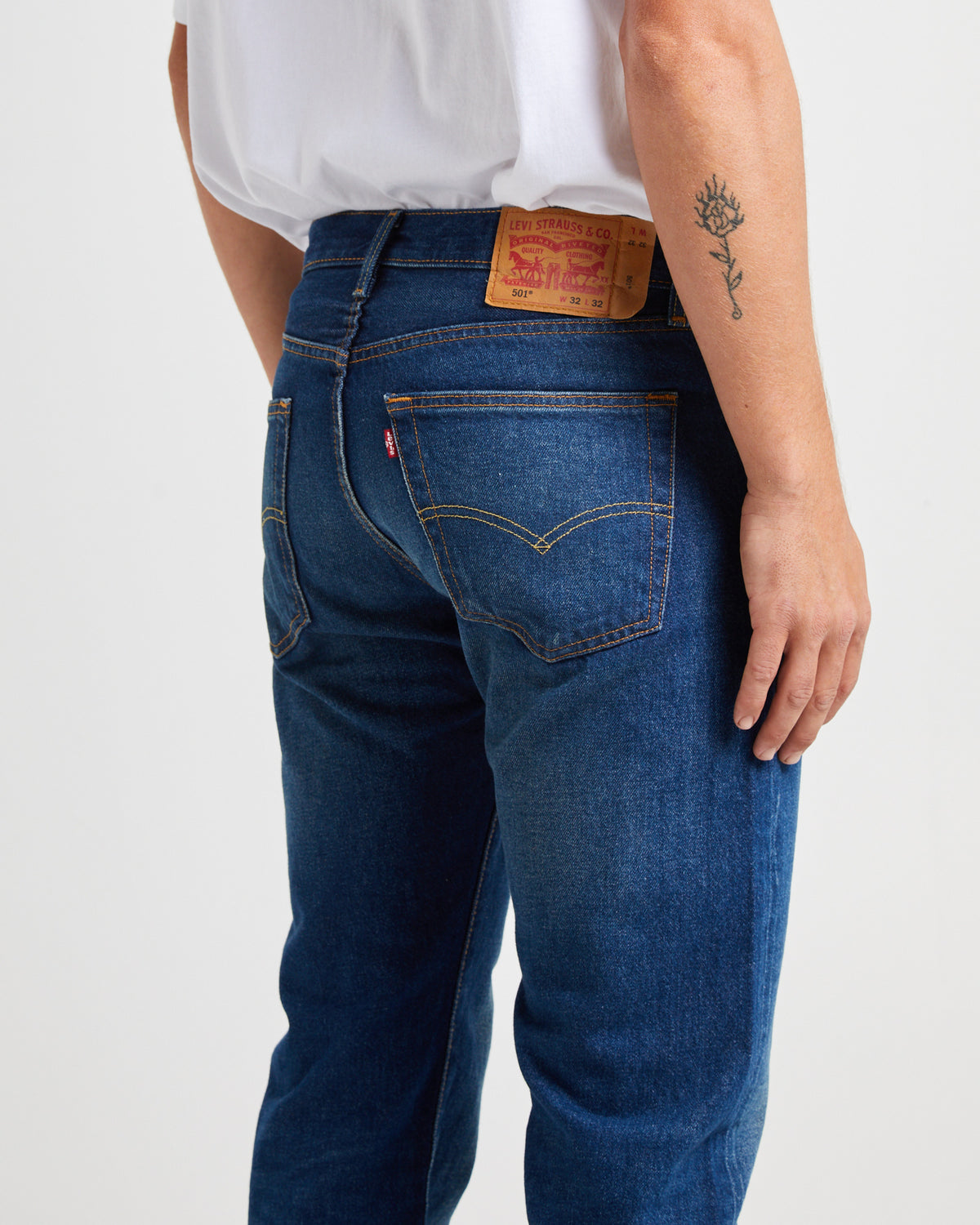 555 '96 Relaxed Straight Denim Jeans WISH YOU WOULD