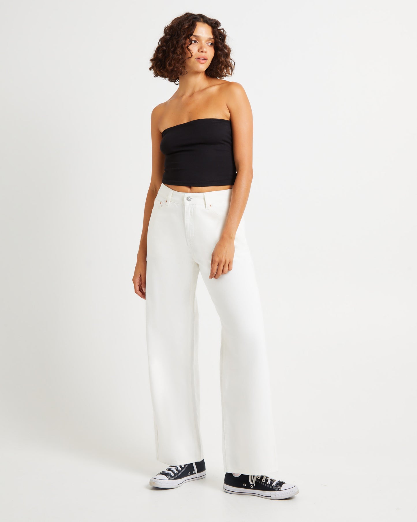 Alexa Mid Rise Relaxed Denim Jeans