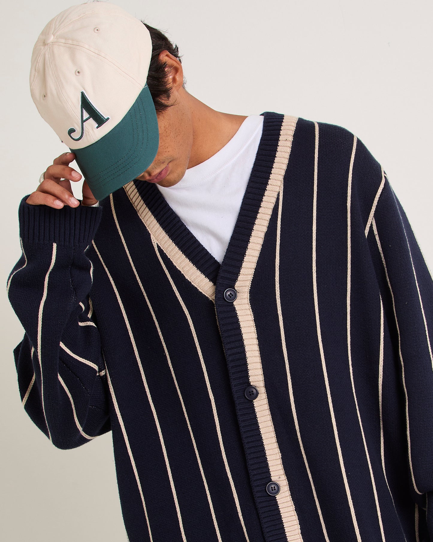 Avenue Stripe Cardigan