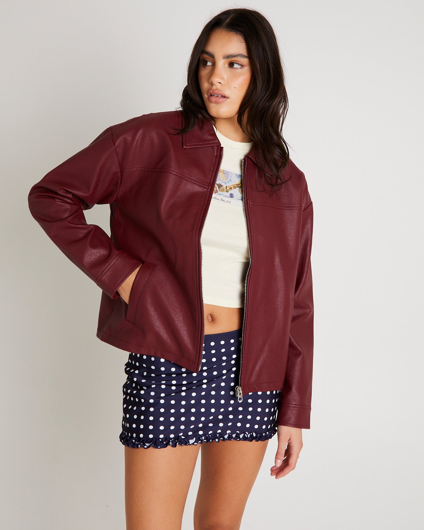 Clara Clean PU Jacket
