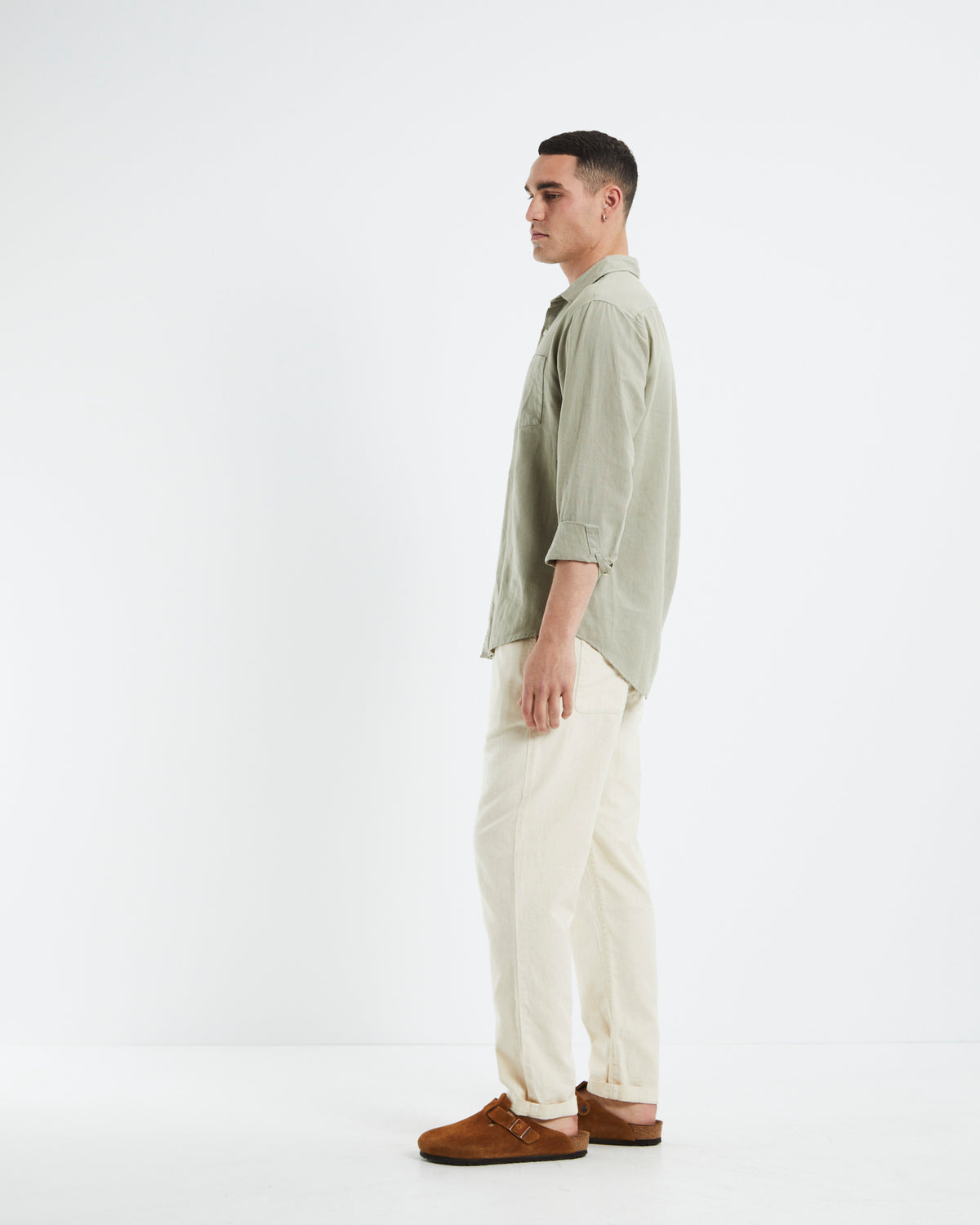 Grover Long Sleeve Len Shirt GREEN
