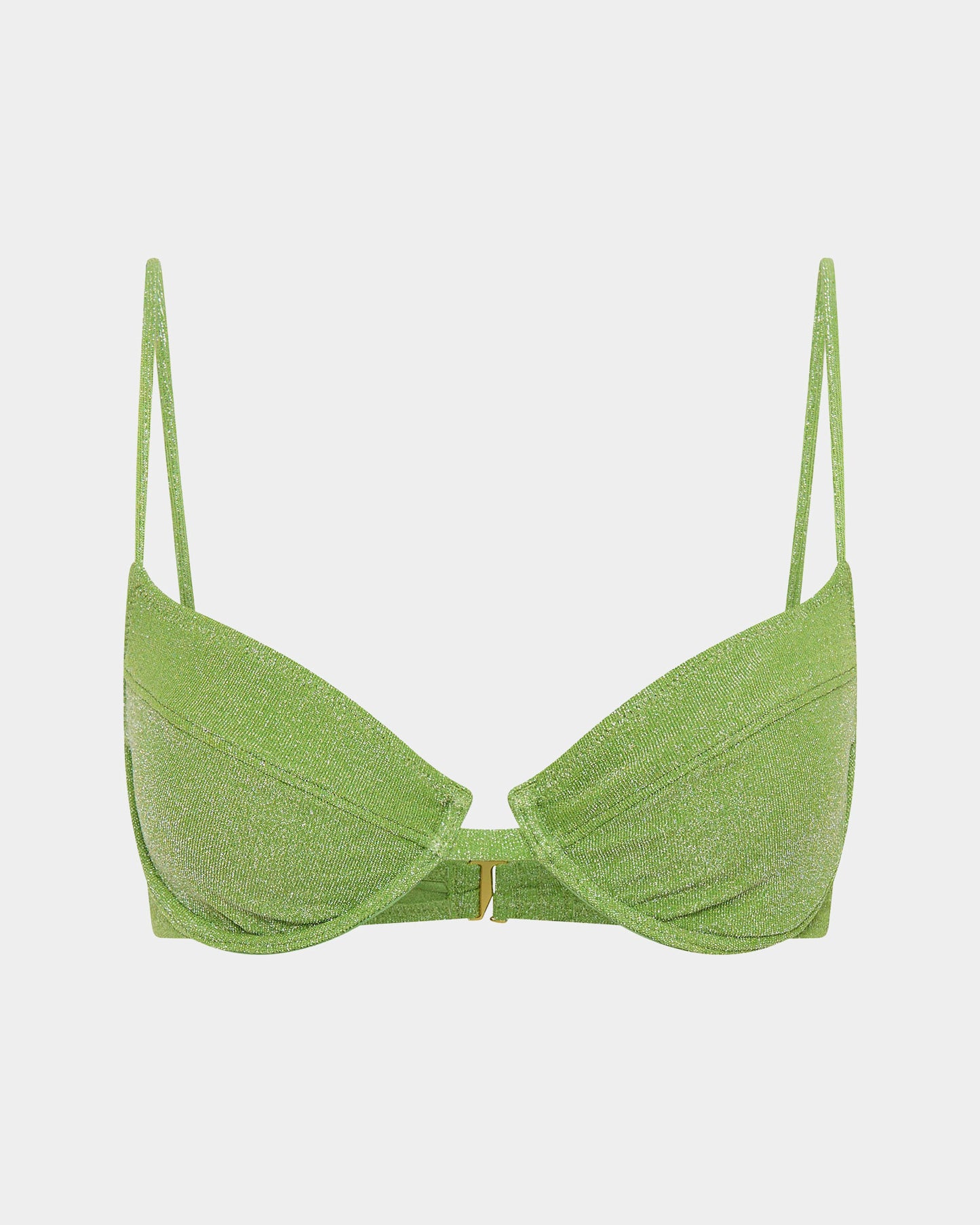 Lurex Underwire Bikini Top