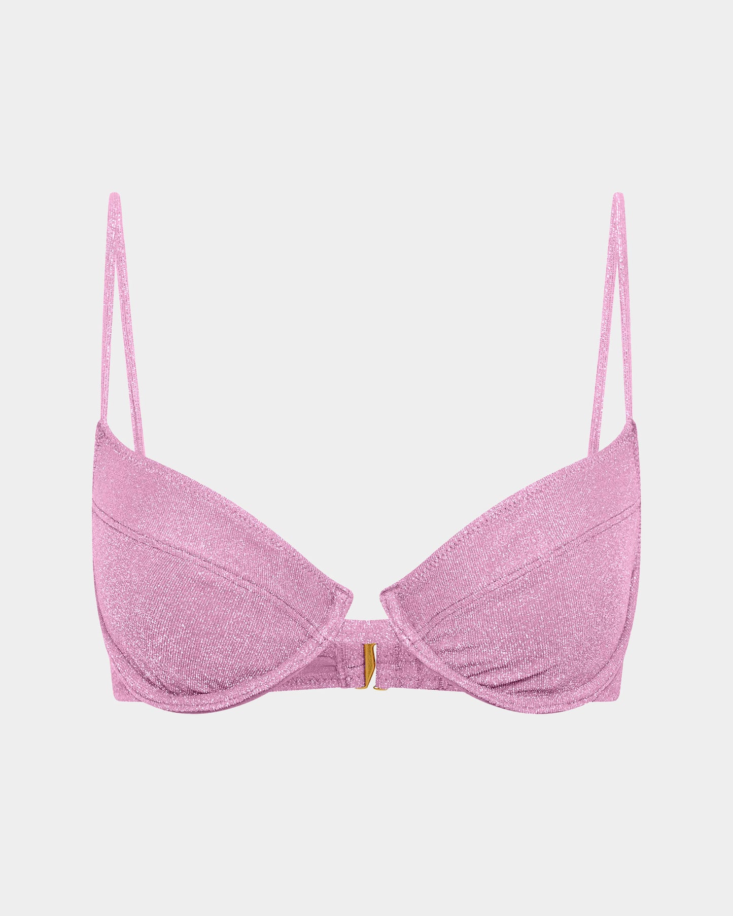 Lurex Underwire Bikini Top