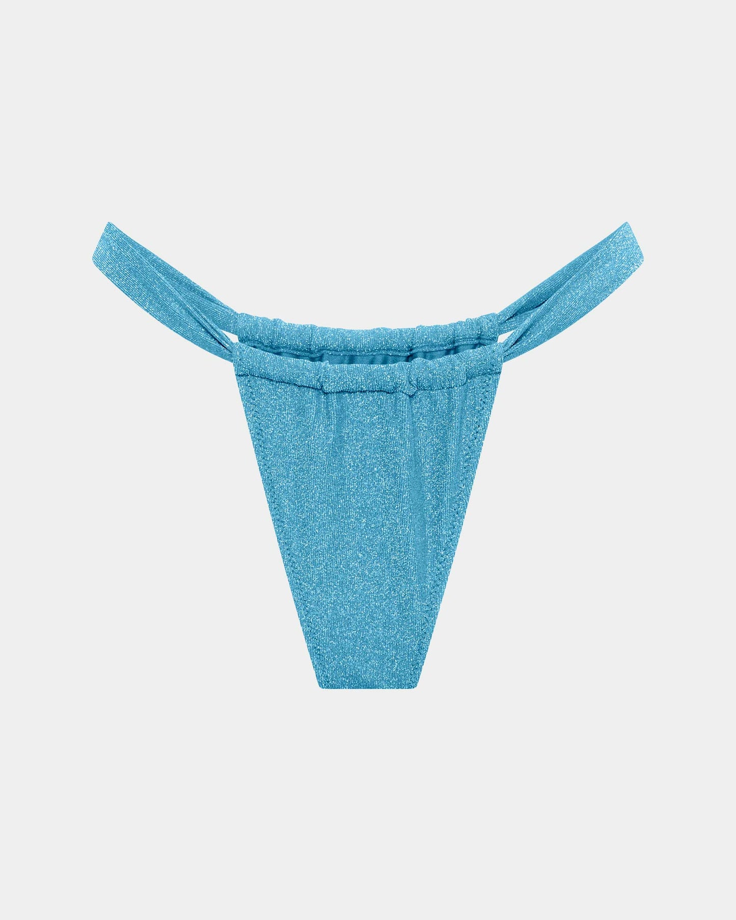 Lurex Gather Bikini Bottom