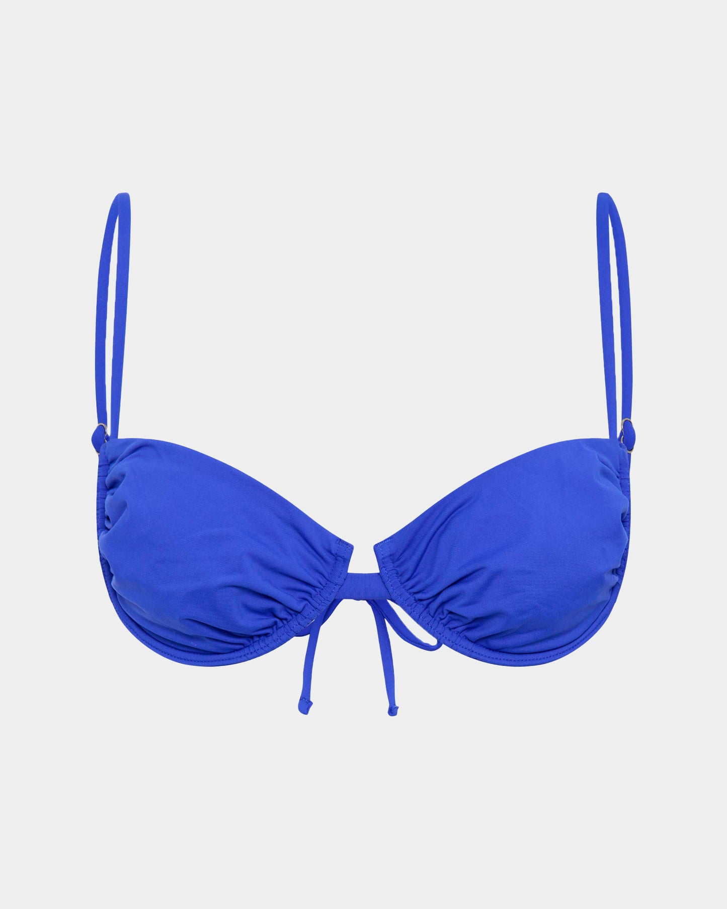 Strappy Underwire Tie Back Bikini Top