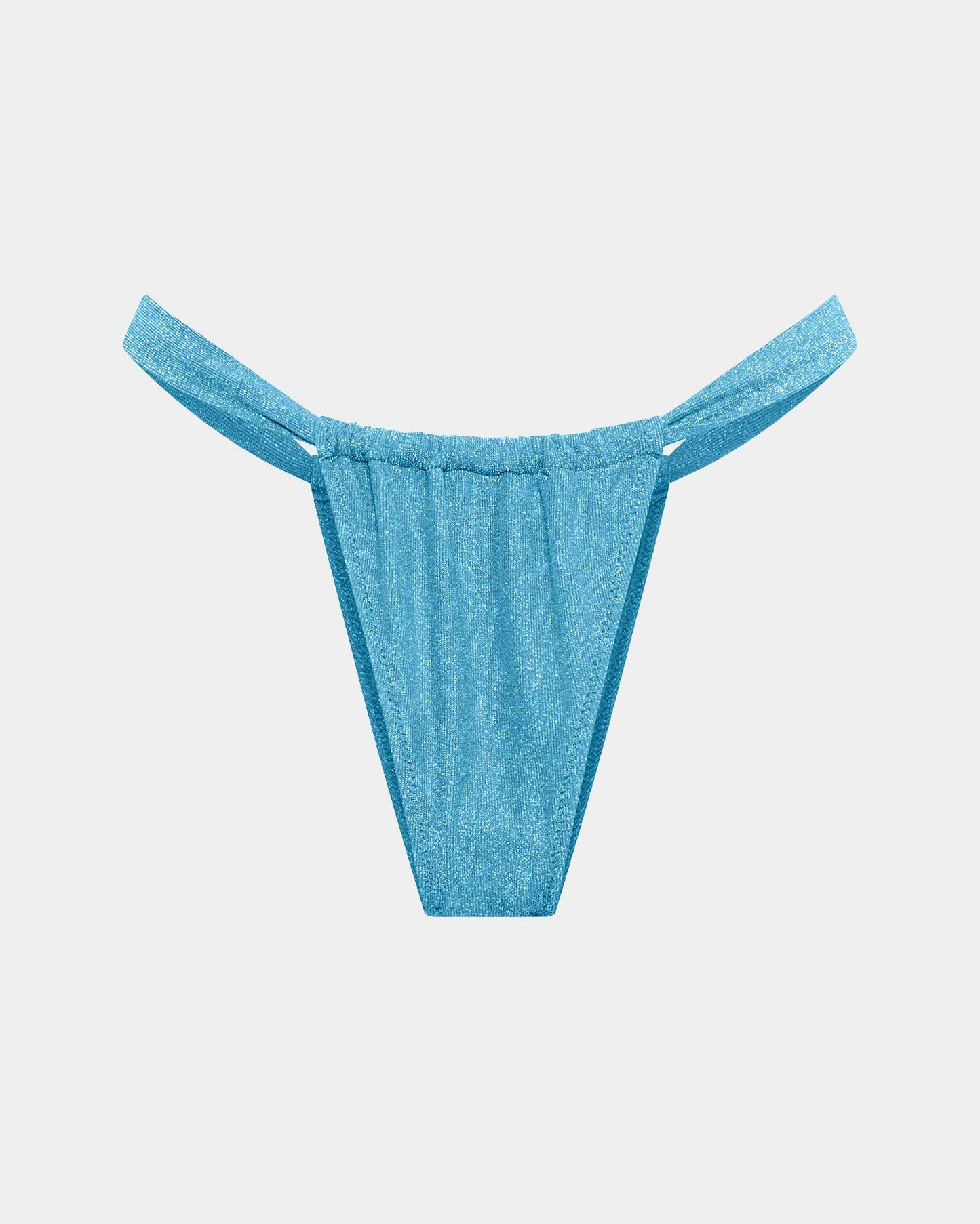 Lurex Gather Bikini Bottom