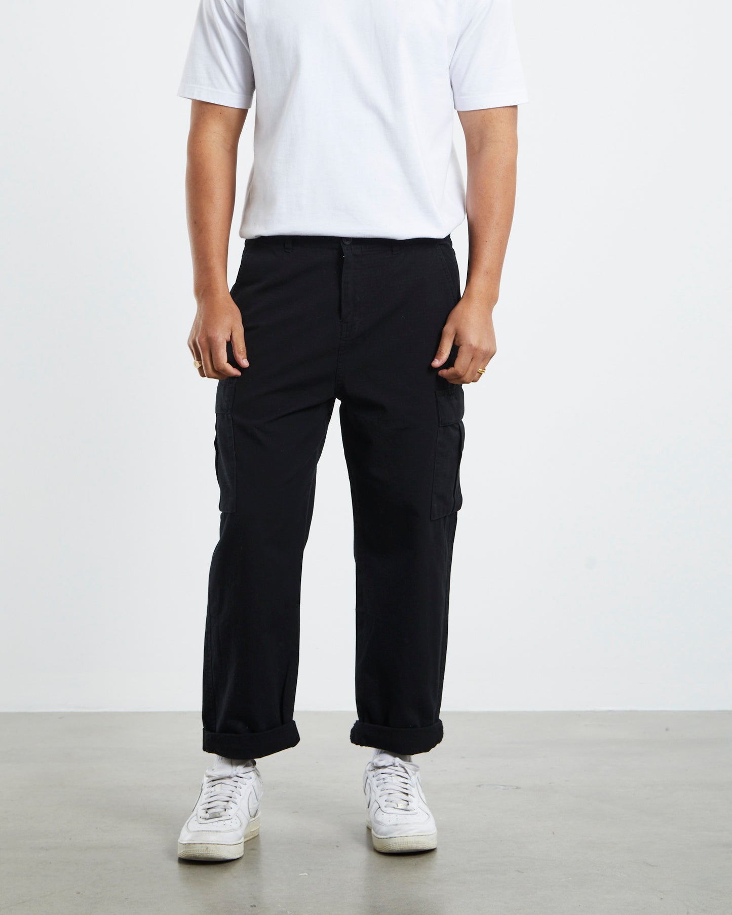 Ripstop Cargo Pants Black